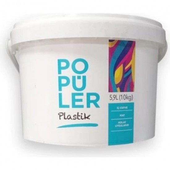 POLİSAN POPÜLER PLASTİK İÇ CEPHE A BAZ 10 KG